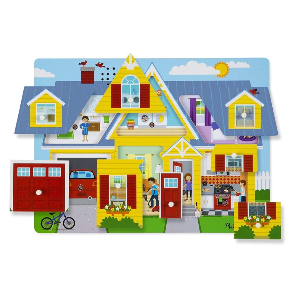 Melissa & Doug Around The House Sound Puzzle - Image 3