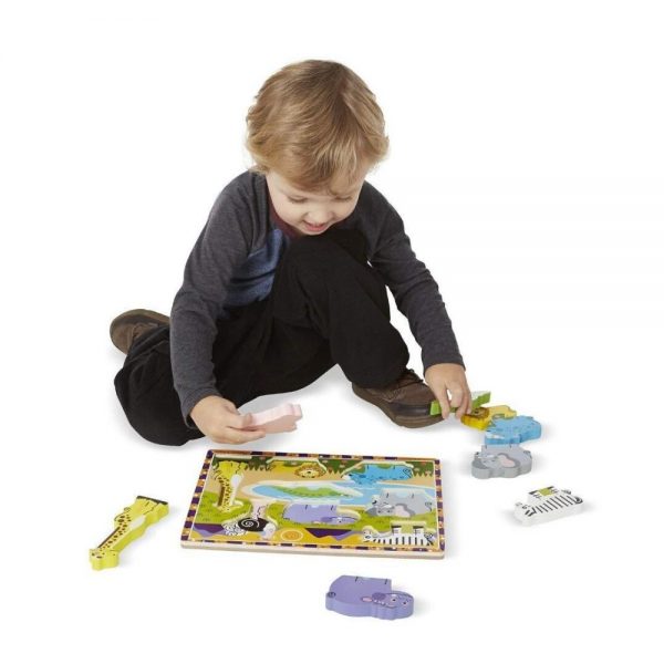Melissa & Doug Chunky Jigsaw Puzzle - Safari - Image 2