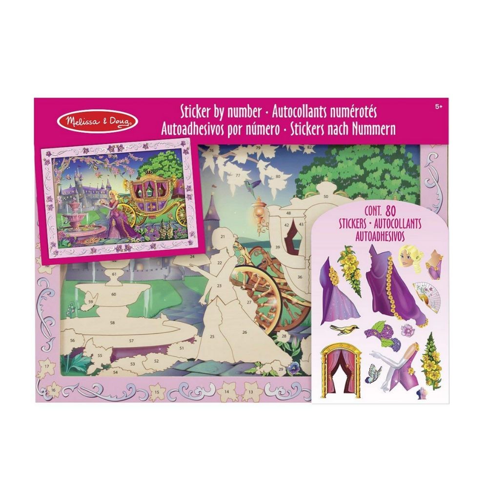 Melissa & Doug Fairytale Sticker By Number / Peel 'n Press Kit