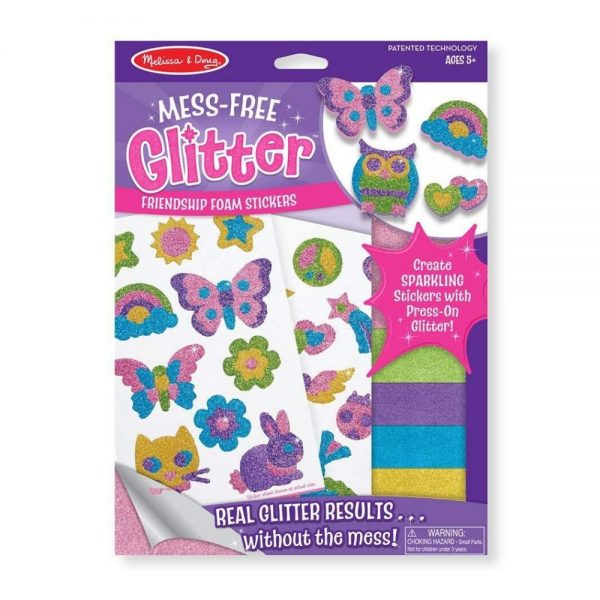 Melissa & Doug Friendship Foam Stickers - Mess Free Glitter | Melissa And Doug Toys