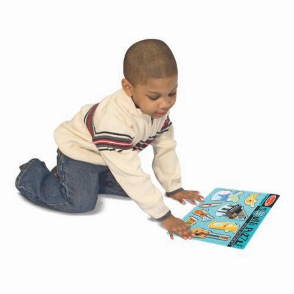 Puzzle Sonoro Melissa & Doug A Tema Strumenti Musicali + Omaggio Scratch Art Mini-Pad