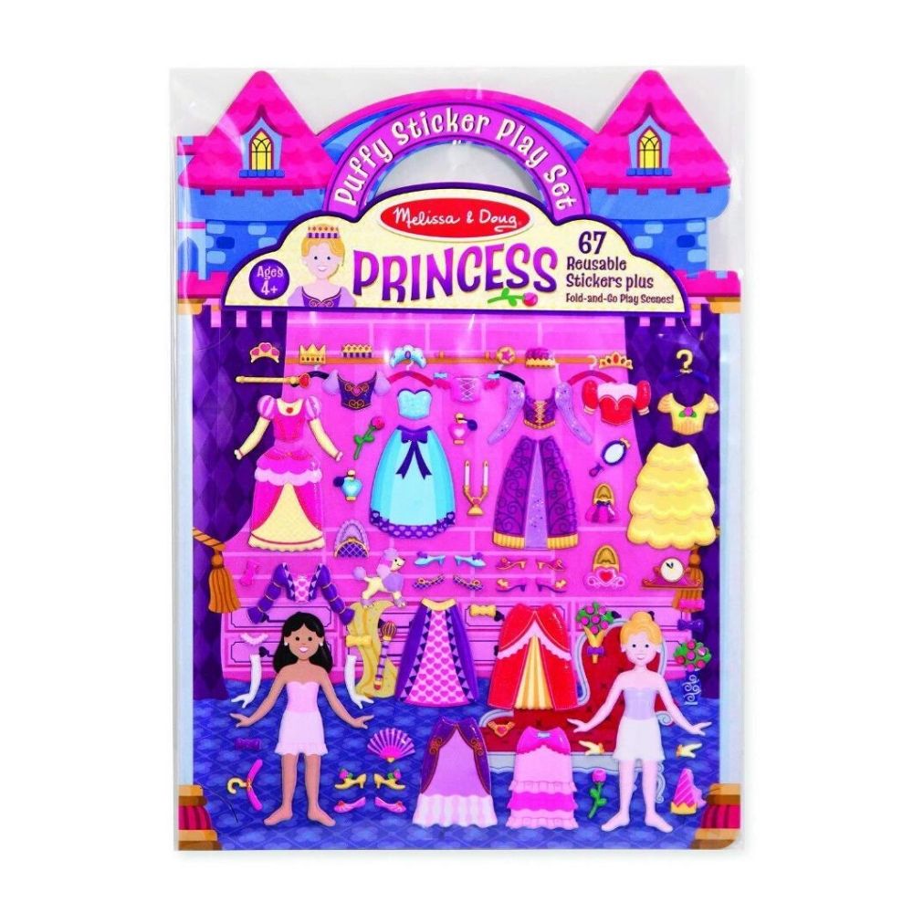Melissa & Doug Puffy Sticker Set: Princess