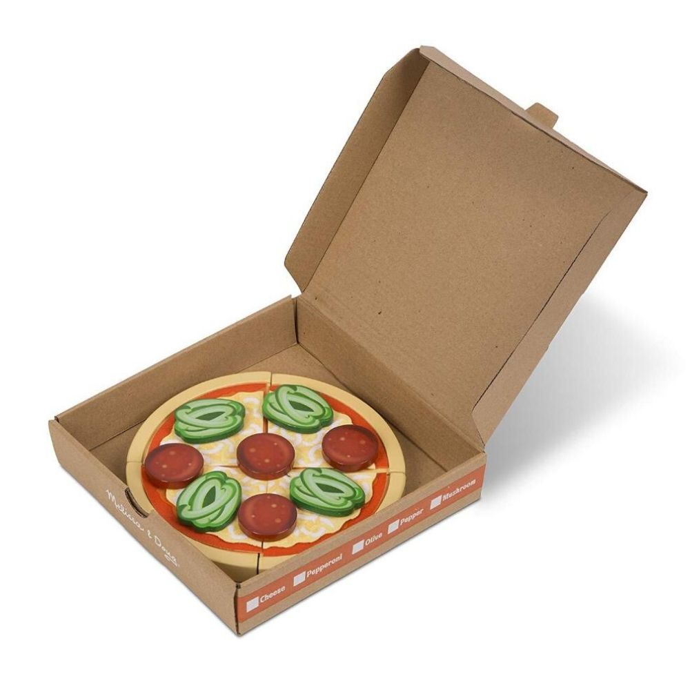 Melissa & Doug Top Bake Wooden Pizza Counter - Image 4
