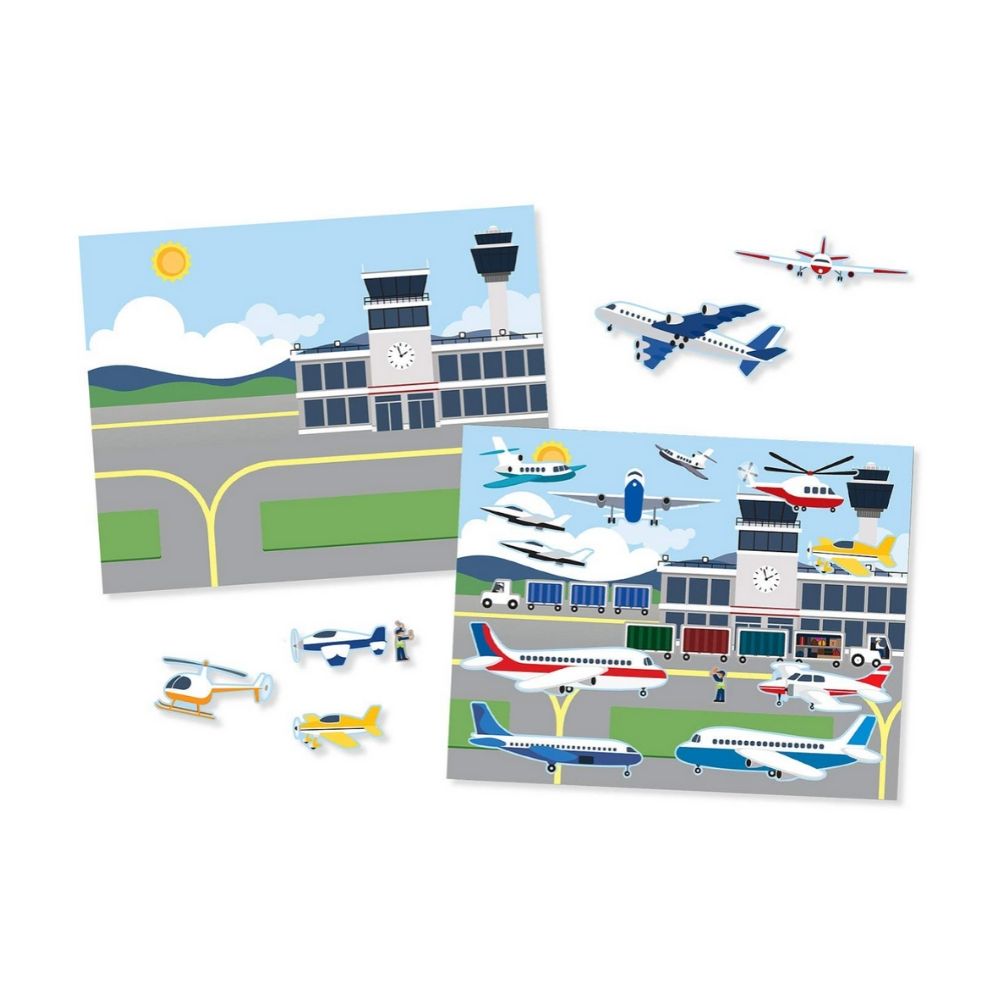 Melissa & Doug Vehicle Reusable Sticker Pad (2)