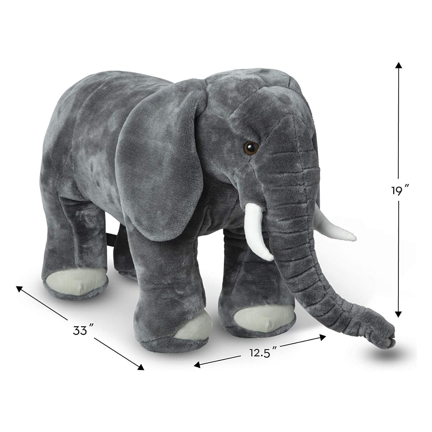 large elephant cuddly toy