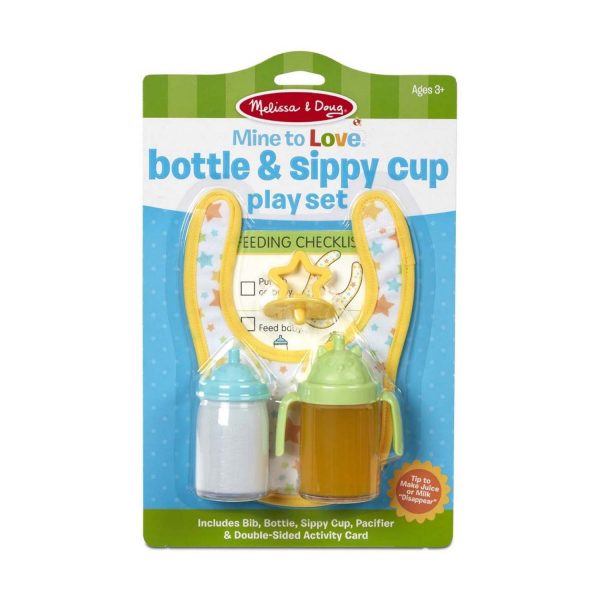 Melissa & Doug Mine to Love - Bottle & Sippy Cup Play Set (2)