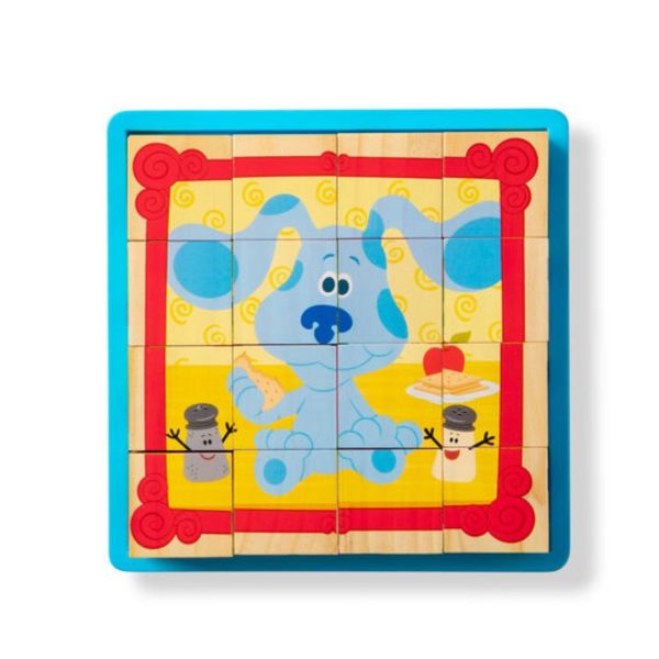 Melissa & Doug Blues Clues Wooden Cube Puzzle
