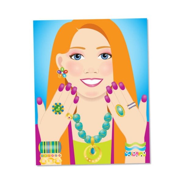 Melissa & Doug Jewelery and Nails Glitter Sticker Pad