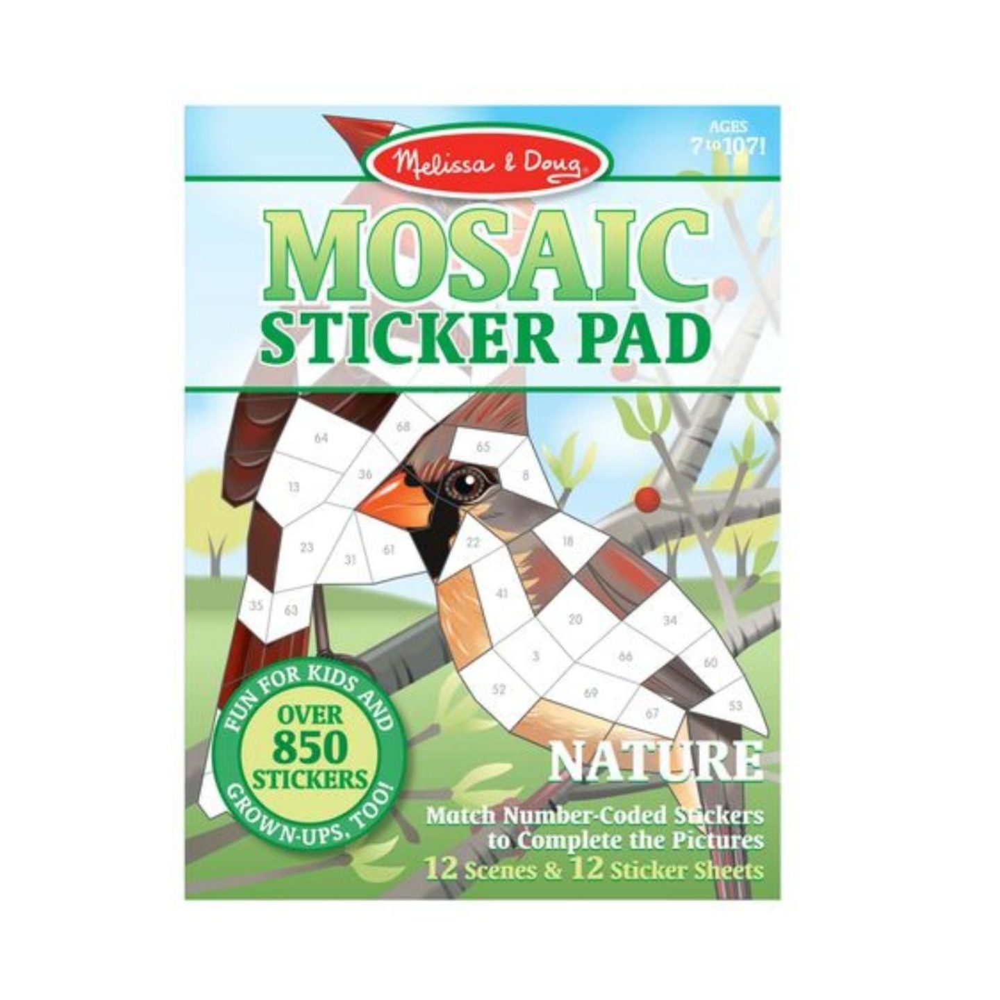 Melissa & Doug Mosaic Sticker Pad - Nature | Melissa And Doug Toys