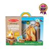 Melissa Doug Let's Explore Campfire S'mores Play Set Melissa