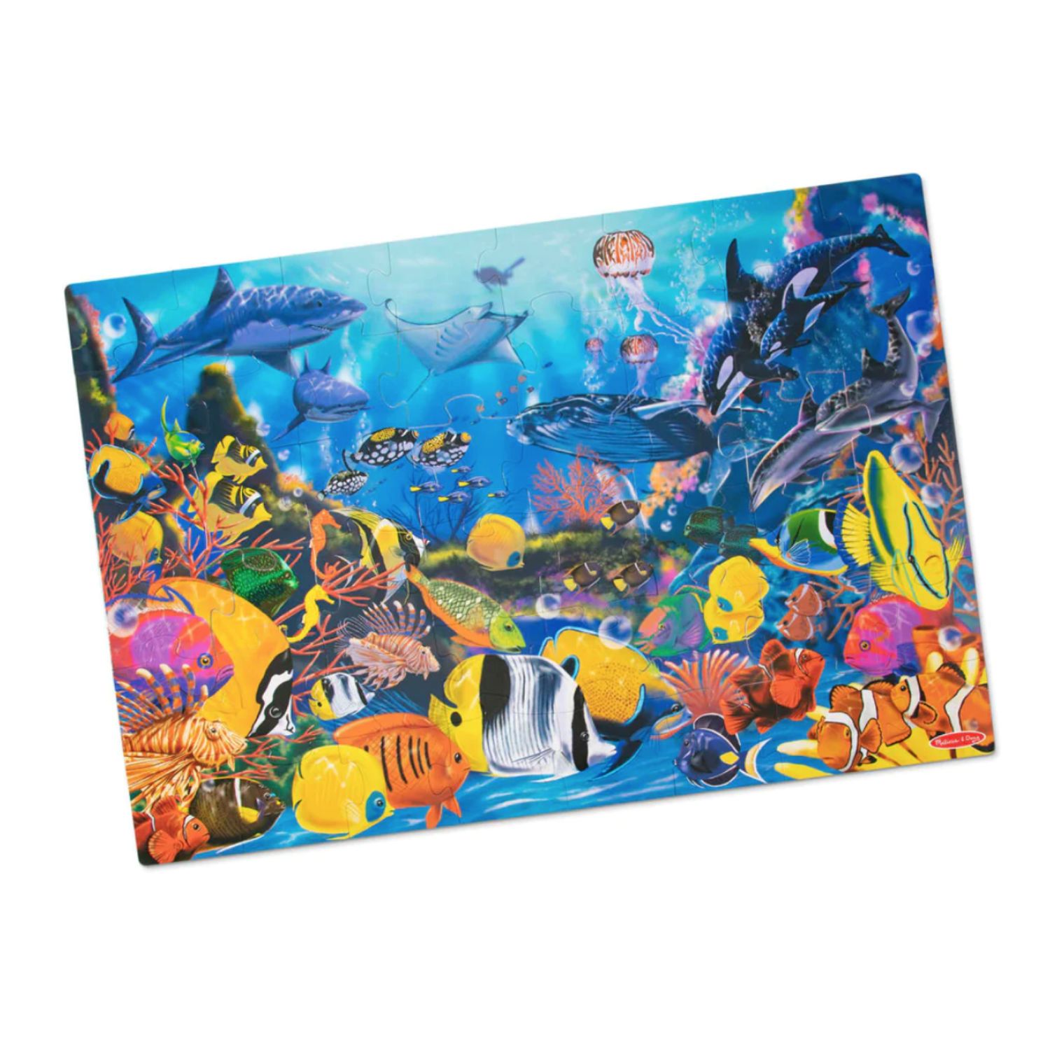 Melissa & Doug Underwater Floor Puzzle - 48 Pieces - Image 4