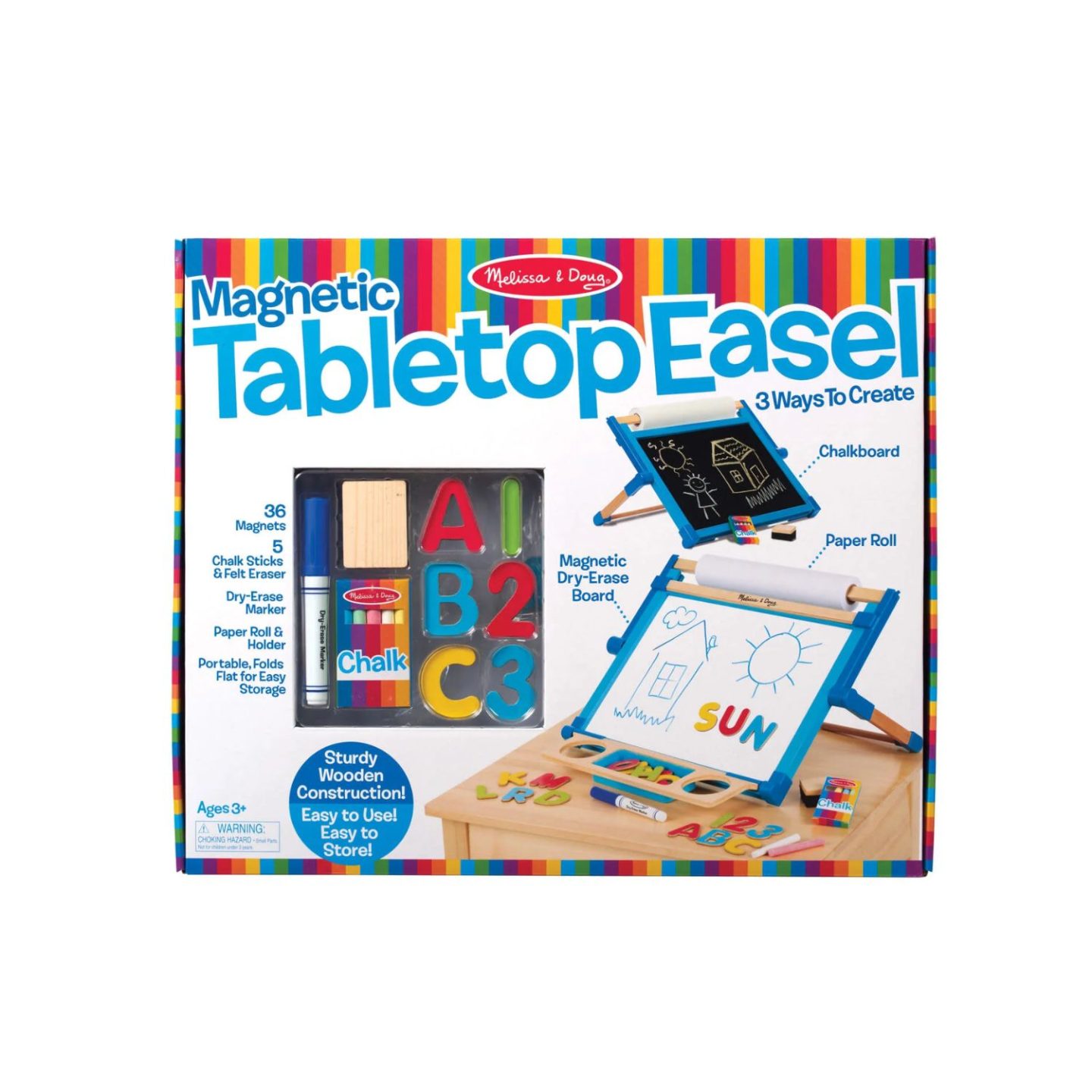 Melissa & Doug DoubleSided Tabletop Easel Melissa And Doug Toys