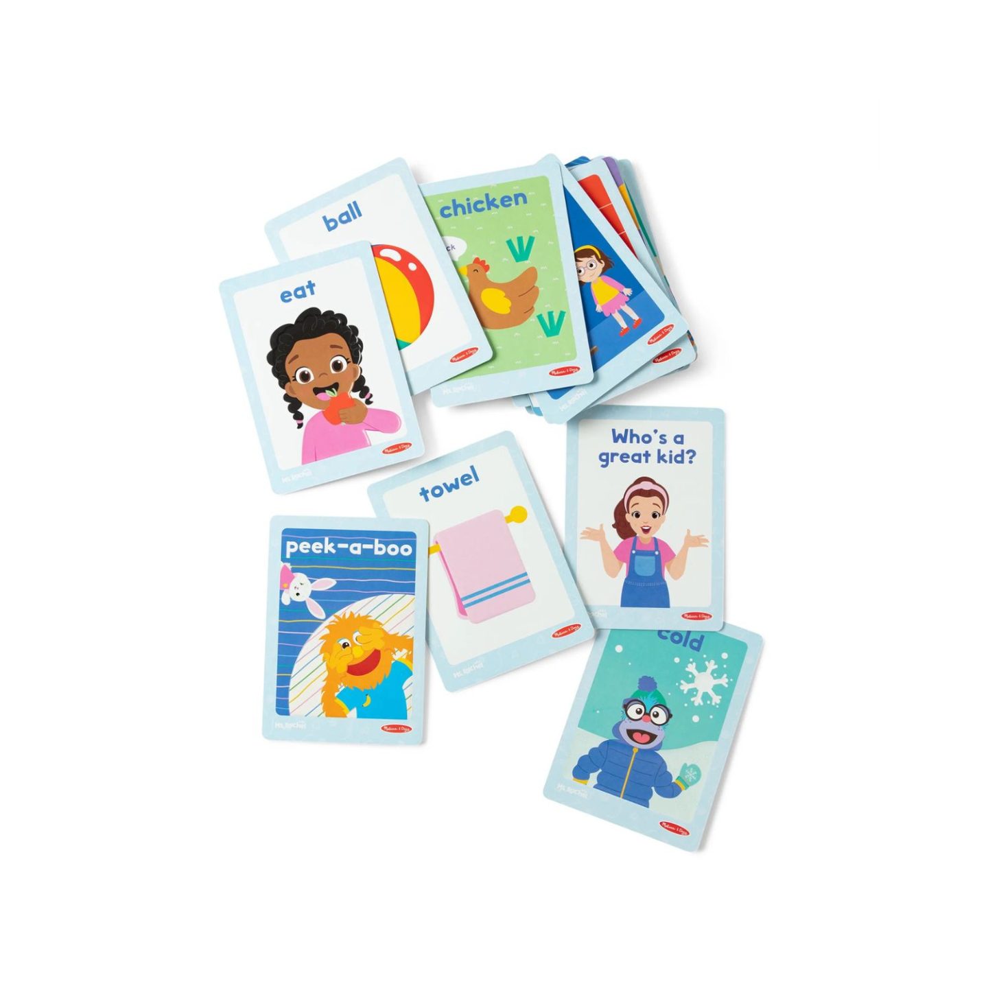Melissa & Doug Ms. Rachel First Words Sensory Cards | Melissa And Doug Toys
