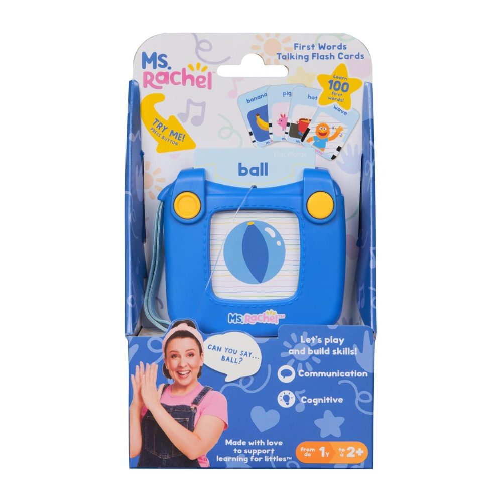 Melissa & Doug Ms. Rachel Official First Words Talking Flash Cards