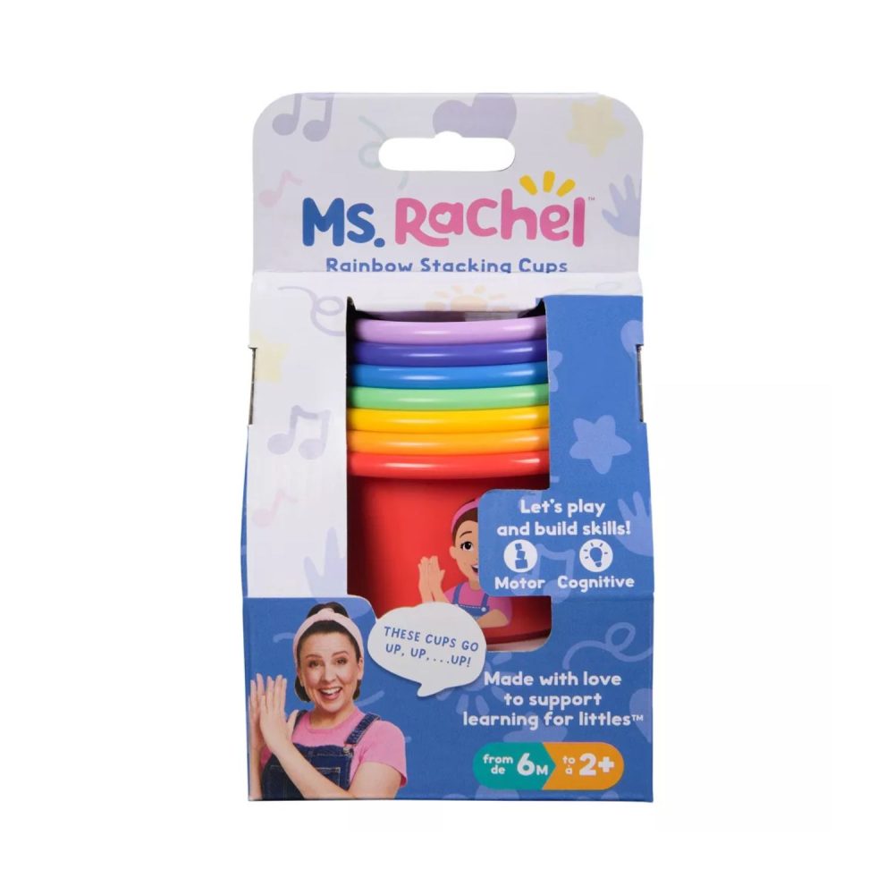 Melissa & Doug Ms Rachel Rainbow Stacking Cups