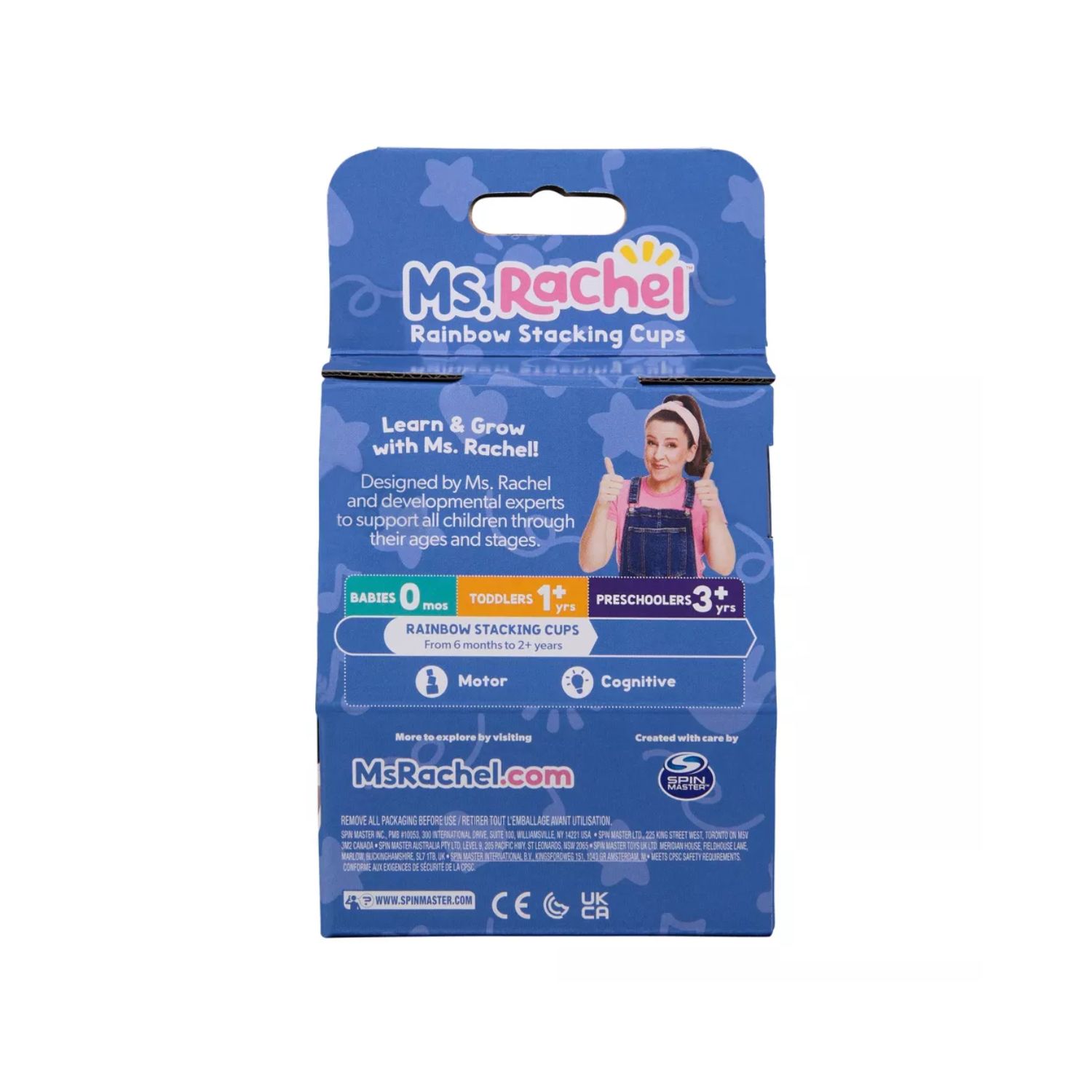 Melissa & Doug Ms Rachel Rainbow Stacking Cups - Image 4