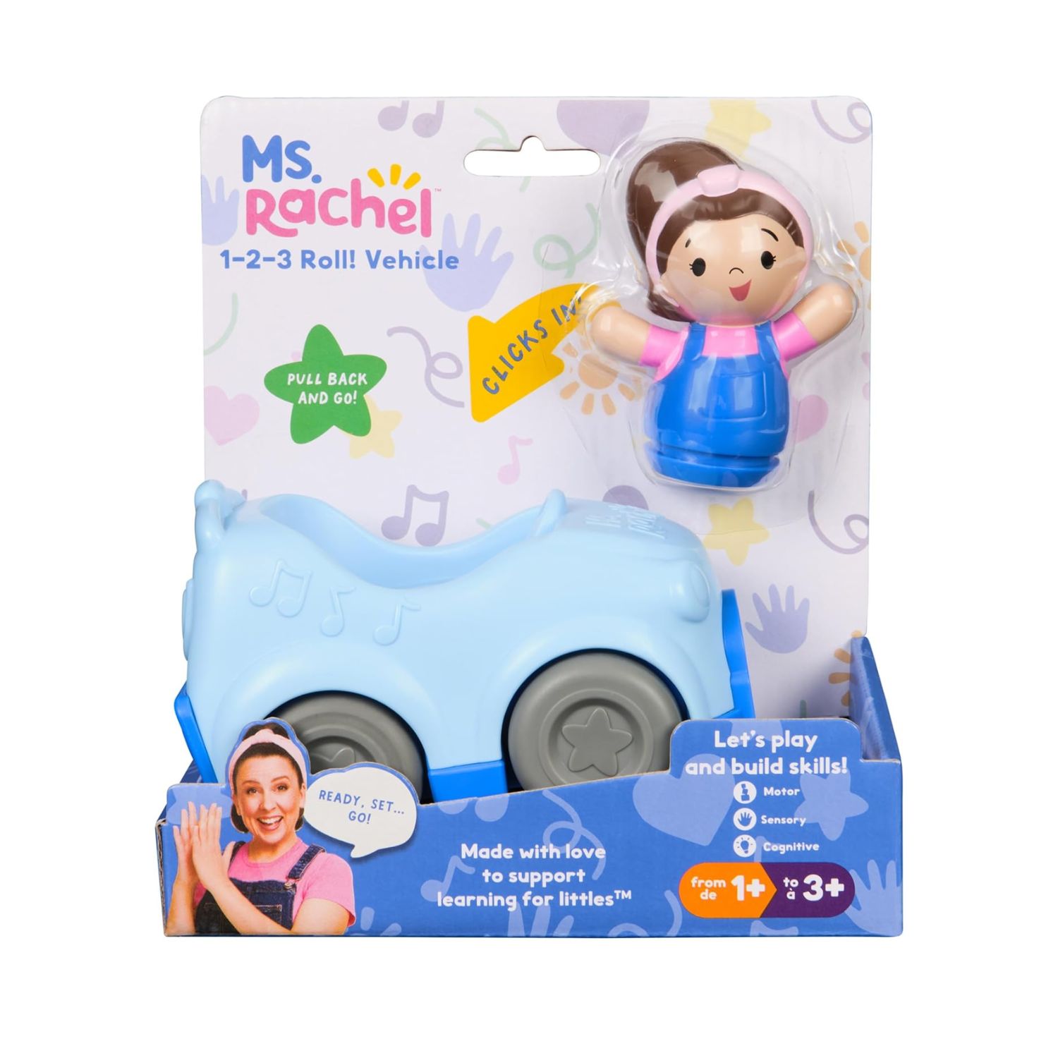 Melissa & Doug Ms Rachel 1-2-3 Roll! Vehicle