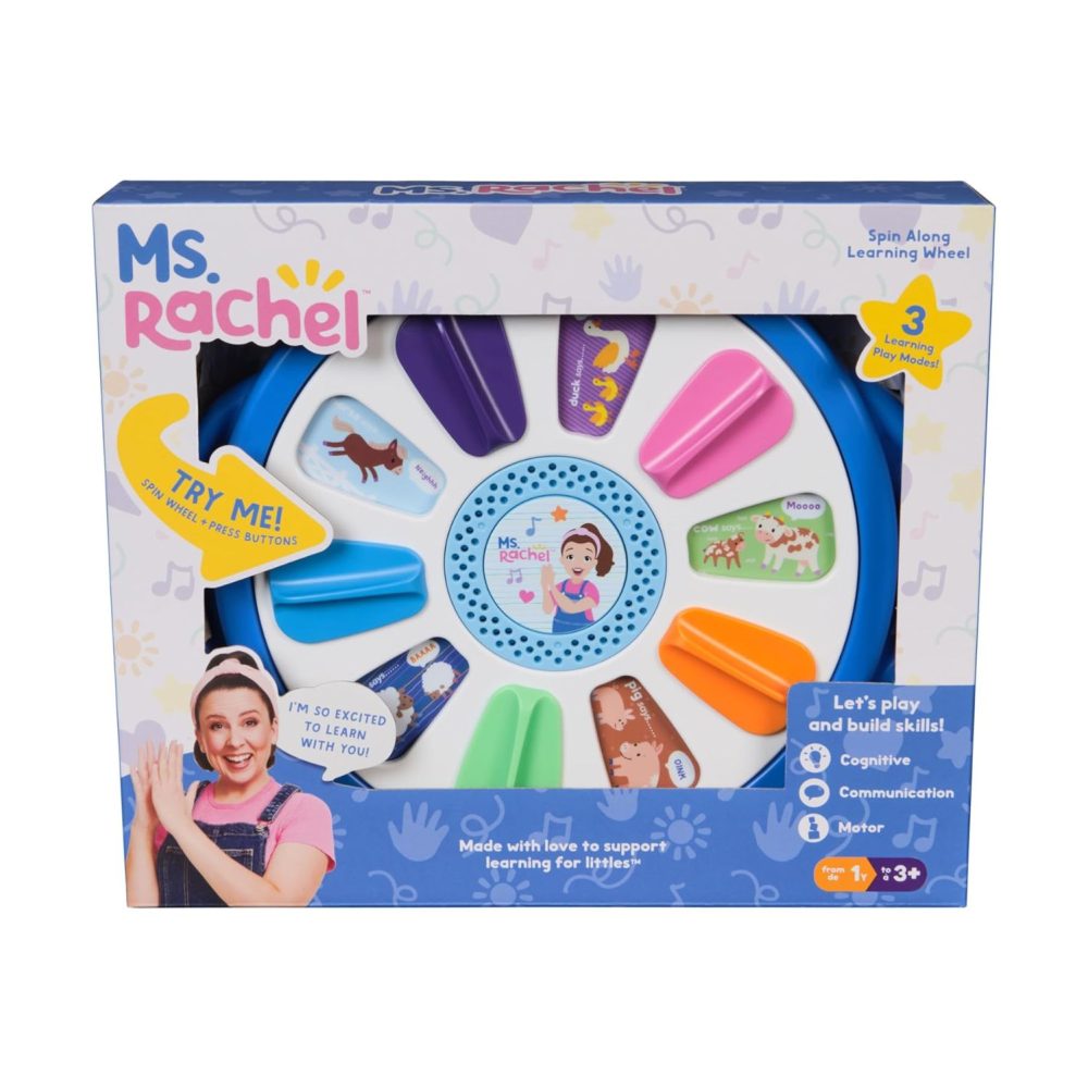 Melissa & Doug Ms. Rachel Spin and Sing Learning Wheel