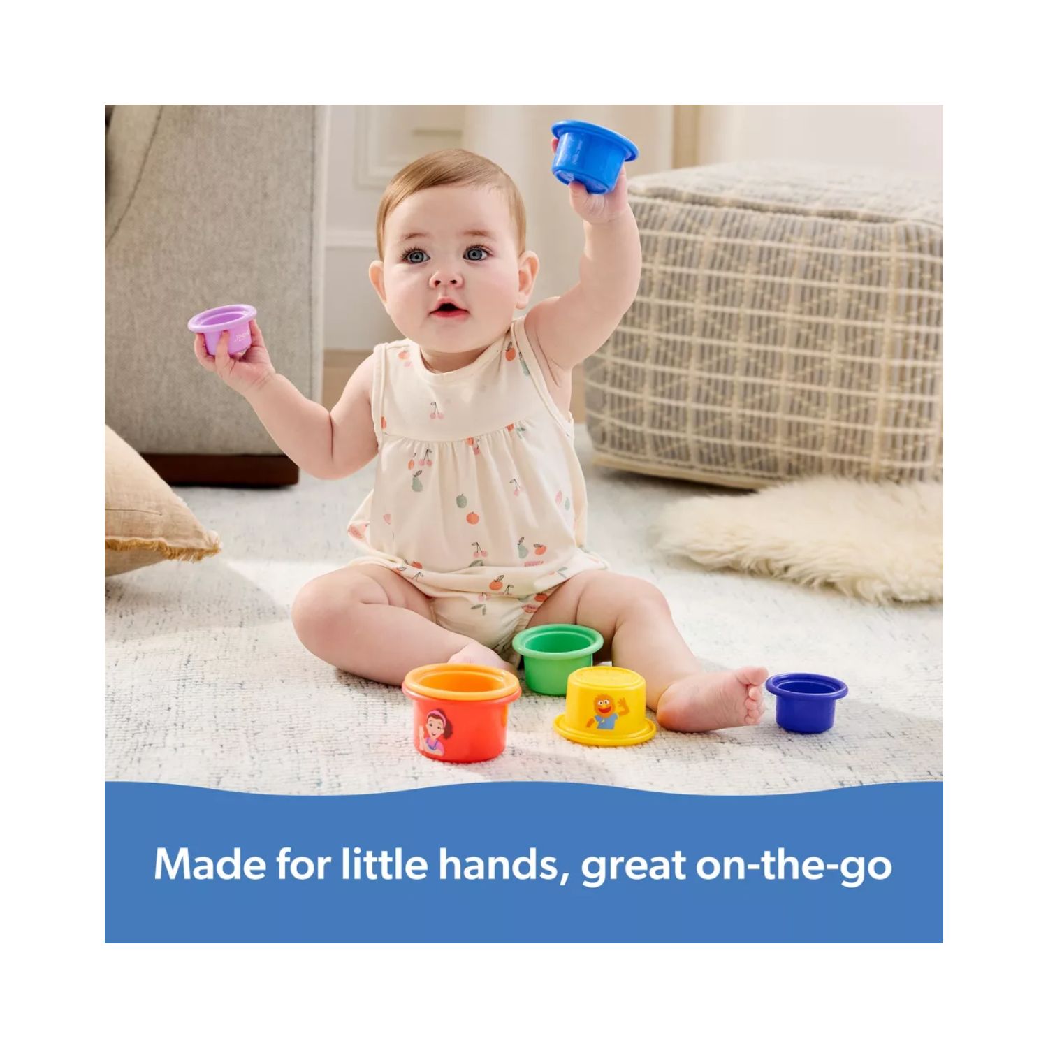 Melissa & Doug Ms Rachel Rainbow Stacking Cups - Image 7